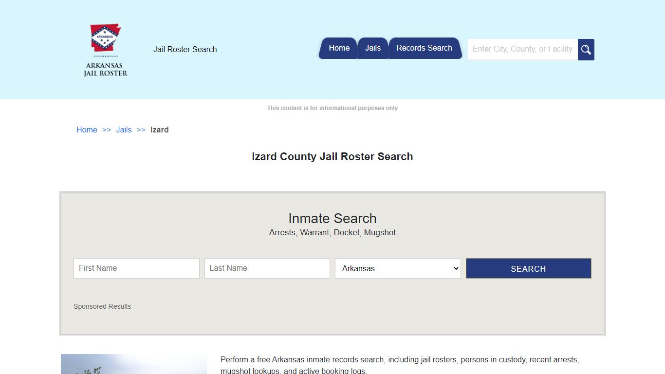 Izard County Jail Roster Search